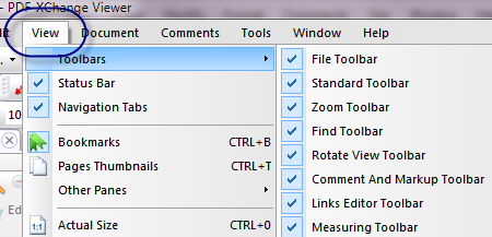 pdf xchange viewer change language