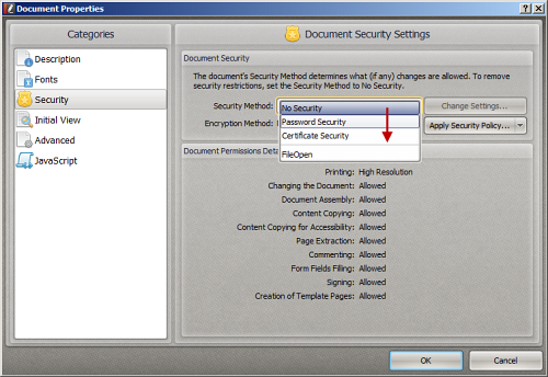 pdf xchange viewer password protect