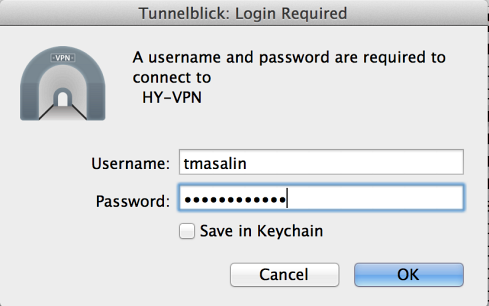 tunnelblick set nameserver