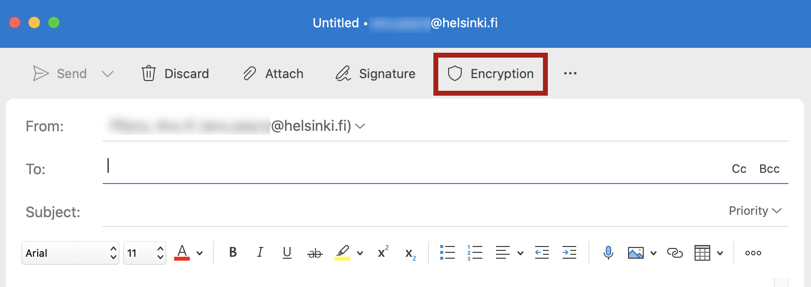 encrypt email outlook for mac