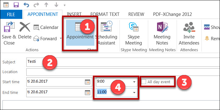 Booking a meeting room (Outlook) | HELPDESK